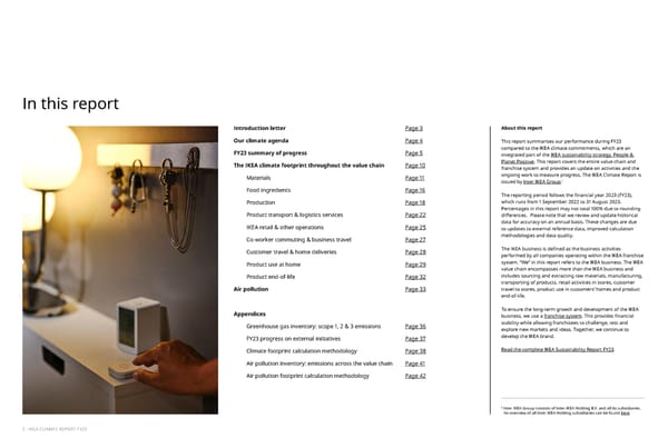 IKEA CLIMATE Report FY23 - Page 2