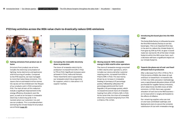 IKEA CLIMATE Report FY23 - Page 7