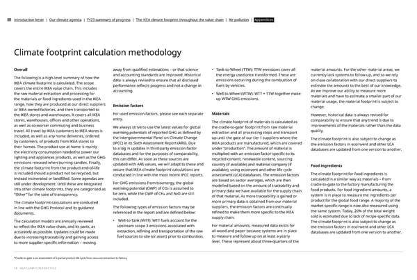 IKEA CLIMATE Report FY23 - Page 38