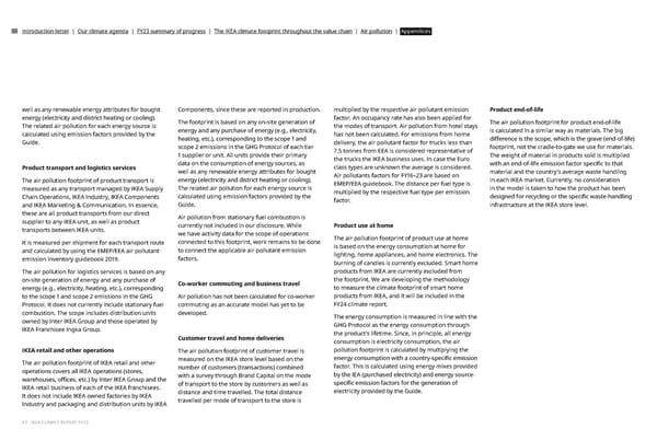 IKEA CLIMATE Report FY23 - Page 43